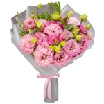 Букет из 7 розовых эустом