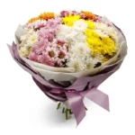 Букет из хризантем «Пылкость»