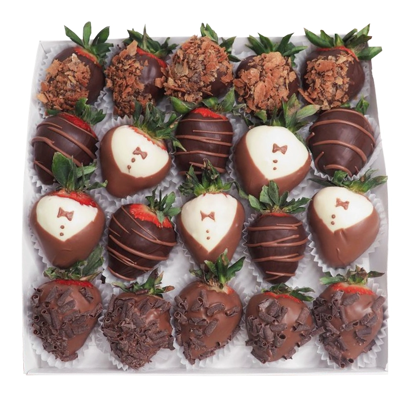 Набор клубники в шоколаде Смокинг